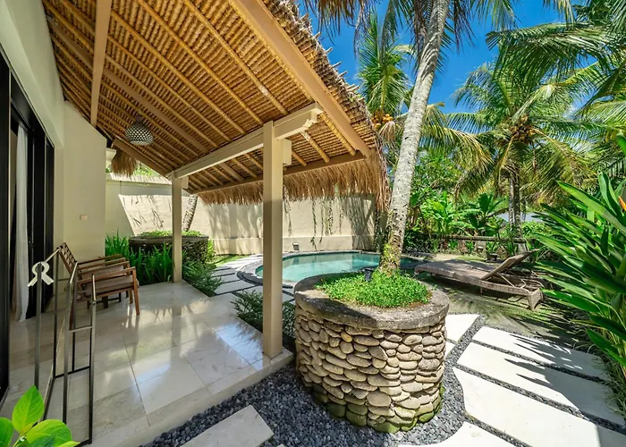リゾート Mesari - Rice Terrace Retreat With Pool & Restaurant ウブド